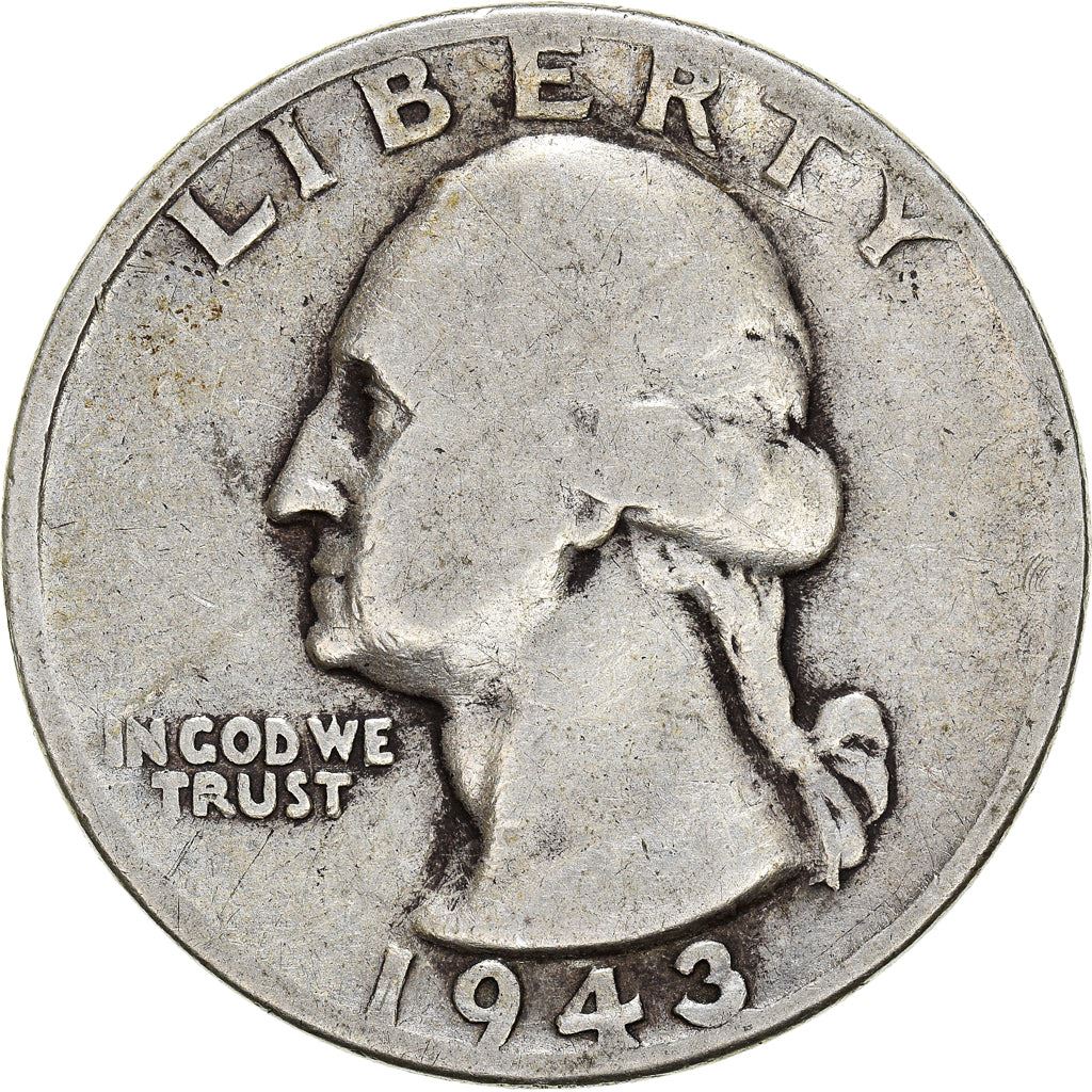 アメリカ合衆国 | 1/4ドル硬貨 | ジョージ・ワシントン | KM:164 | 1932年 - 1964年