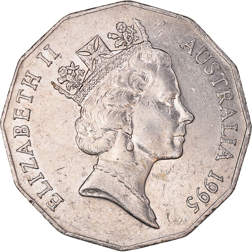 Australia | 50 Cents Coin | Sir Edward Dunlop | Km:294 | 1995