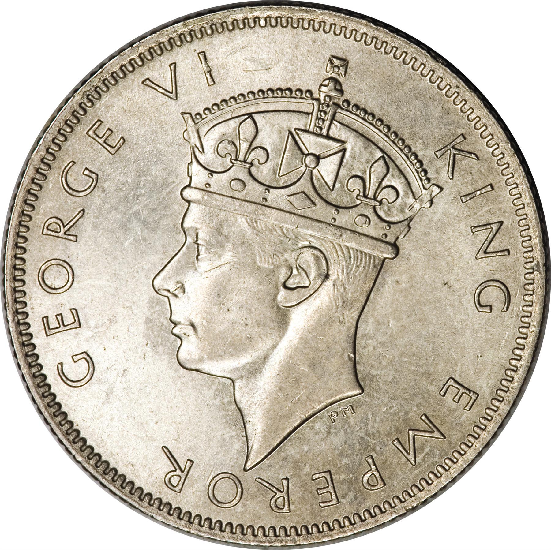 Southern Rhodesia | 2 Shillings Coin | George VI | Antelope | KM:19a | 1944 - 1946