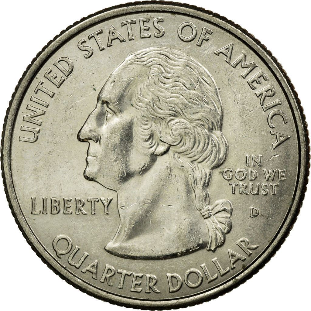 United States | 1/4 Dollar Coin | Indiana | Km:334 | 2002