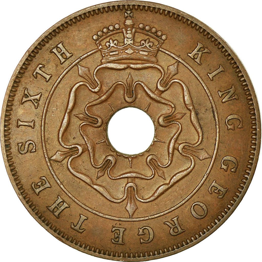 Southern Rhodesia | 1 Penny Coin | Crowned Flower | KM:25 | 1949 - 1952