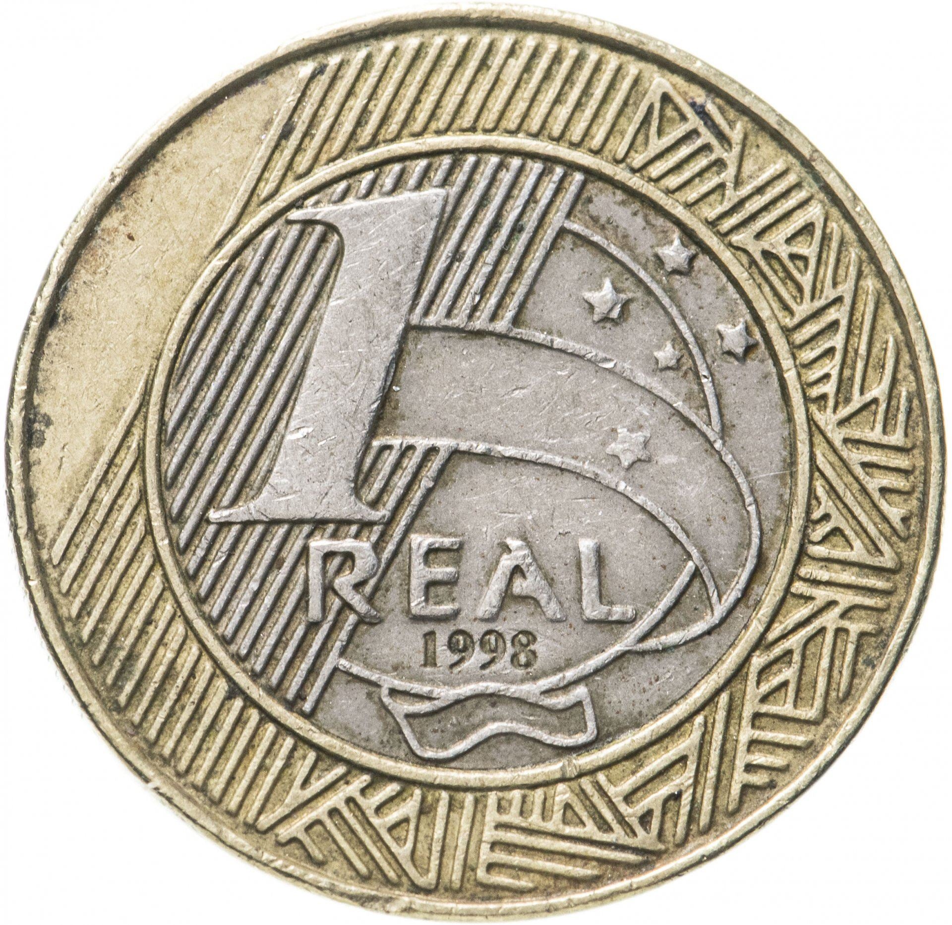브라질 | 1 헤알 동전 | KM652 | 1998 - 1999