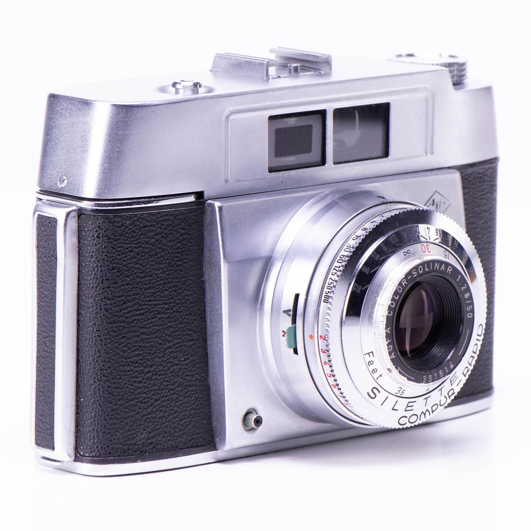 Agfa Silette Type E Camera | Solinar 50mm f2.8 | White | Germany