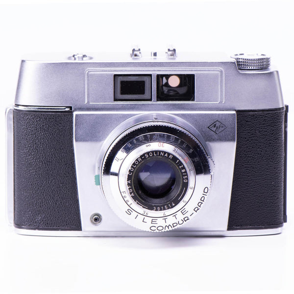 フィルムカメラ AGFA SILETTE SL COLOR-SOLINAR 50mm f2.8 Vintage Agfa Silette SL Camera with Color Solinar 1:2.8/50