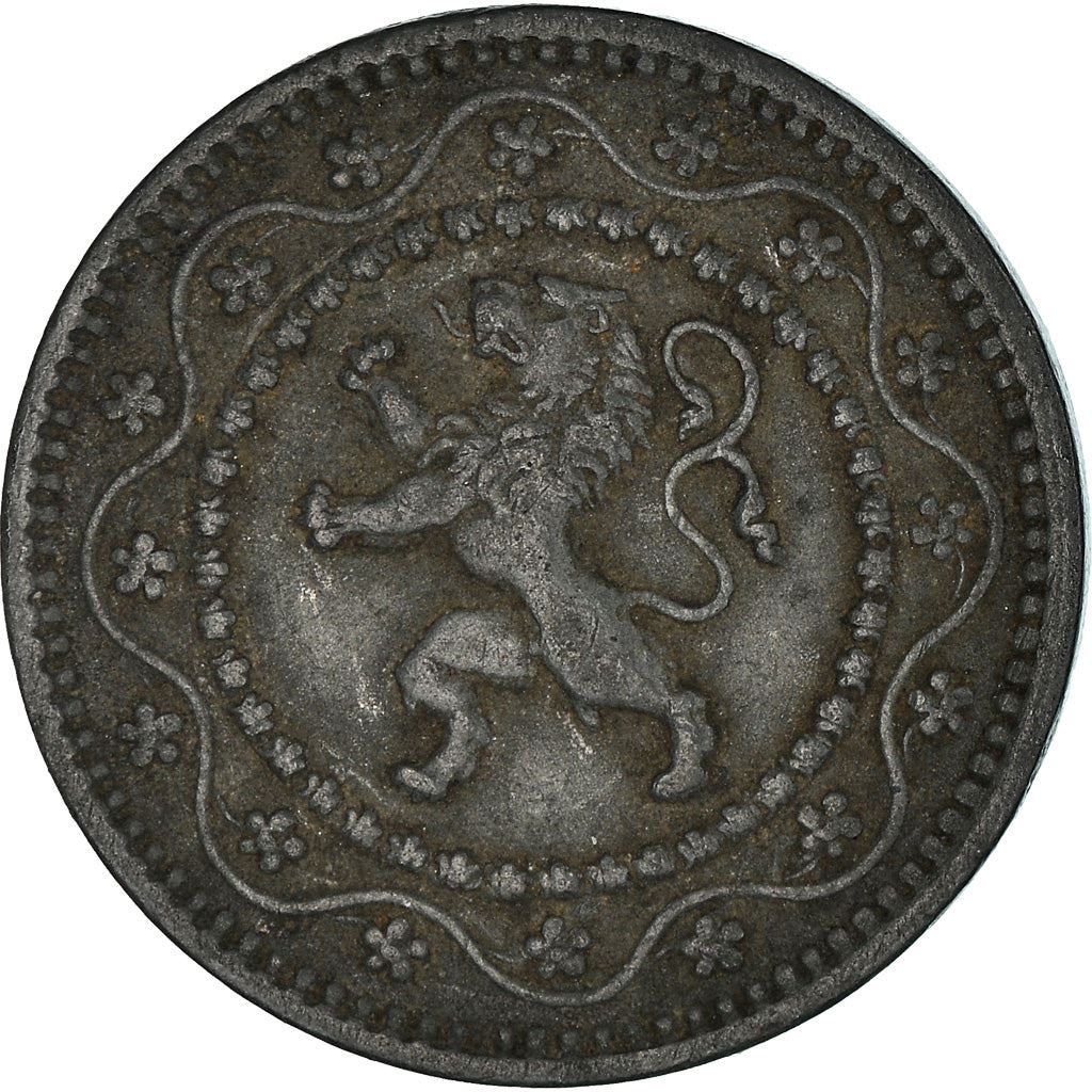 Belgian Coin 10 Centimes German Occupation Coinage | Lion | Flower | KM81 | 1915 - 1917