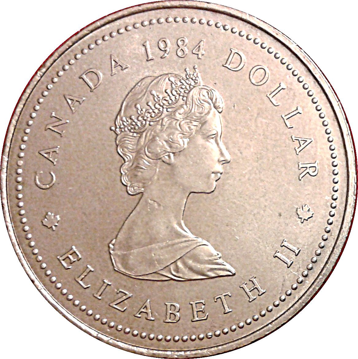 Canada 1 Dollar Coin | Queen Elizabeth II | Jacques Cartier | Ship | S