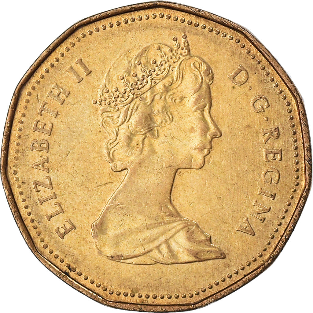 カナダコイン カナダ 1ドル | エリザベス2世 | ルーン | KM157 | 1987