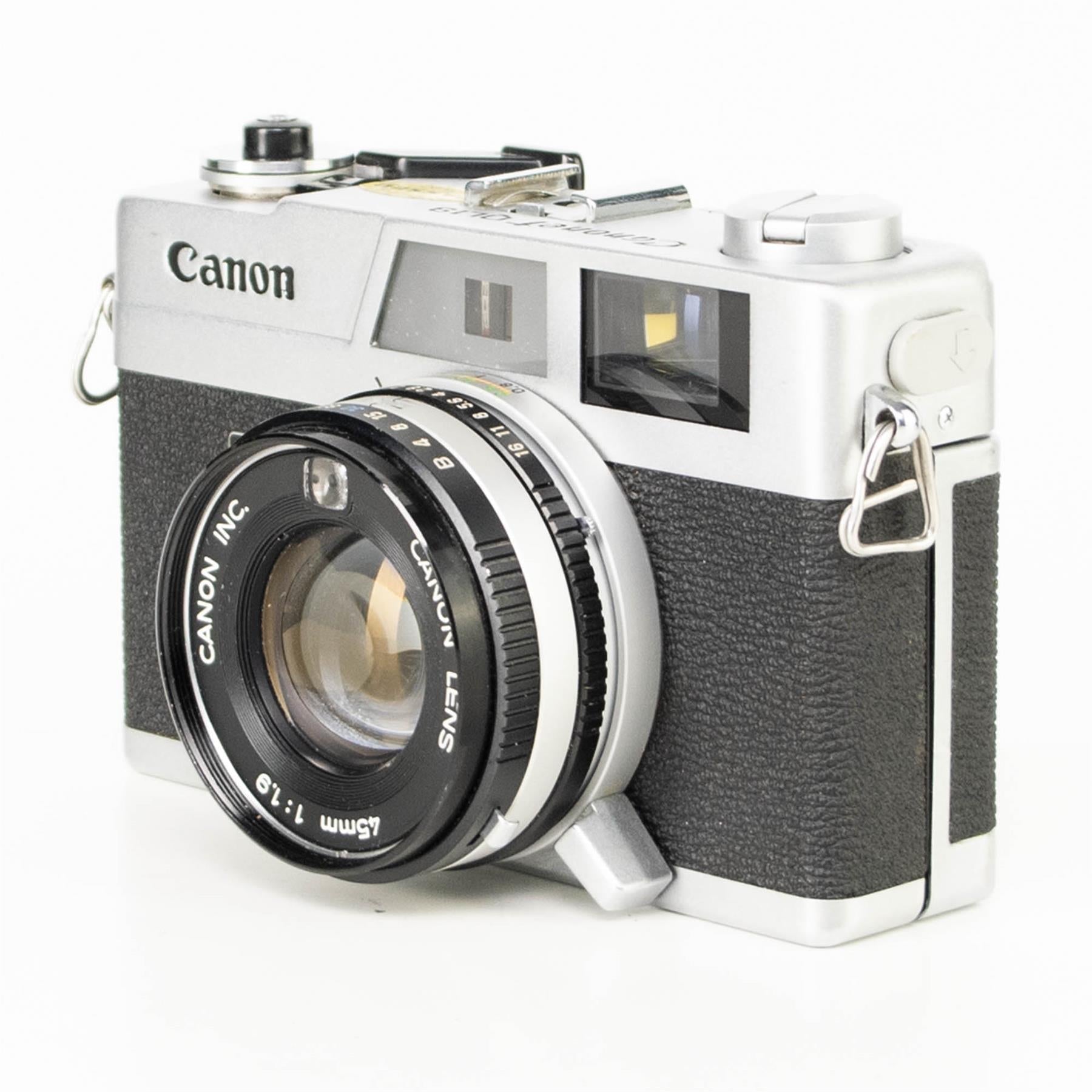 キヤノン キヤノネット QL19 カメラ | キヤノン 45mm f1.9 レンズ