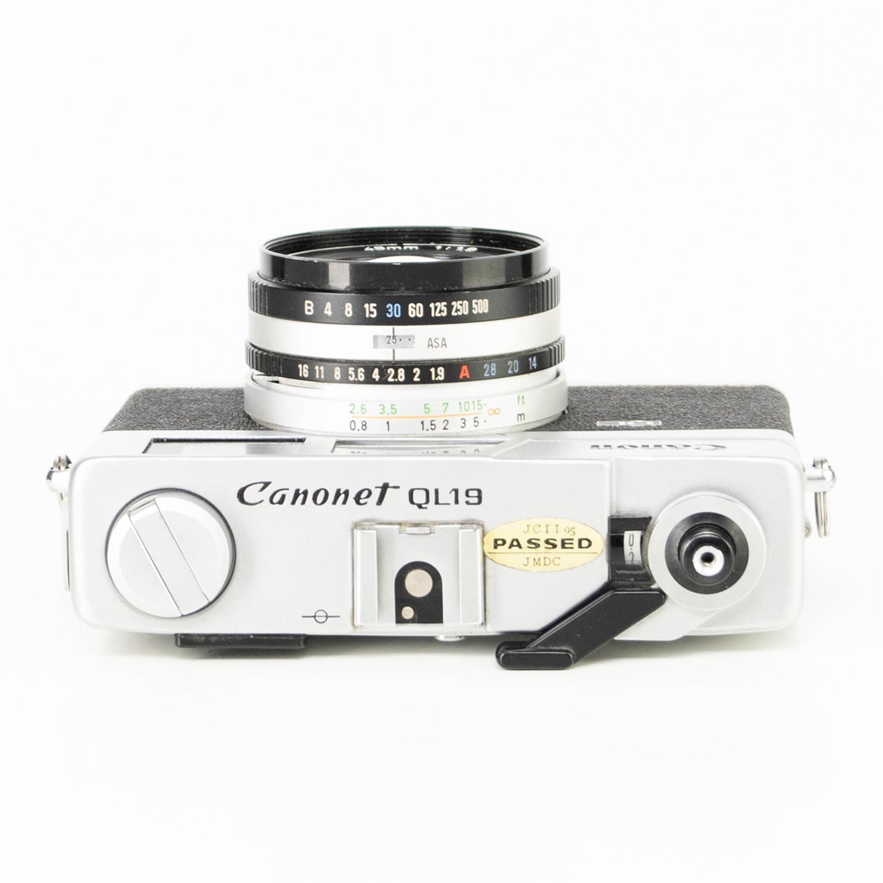 キヤノン キヤノネット QL19 カメラ | キヤノン 45mm f1.9 レンズ