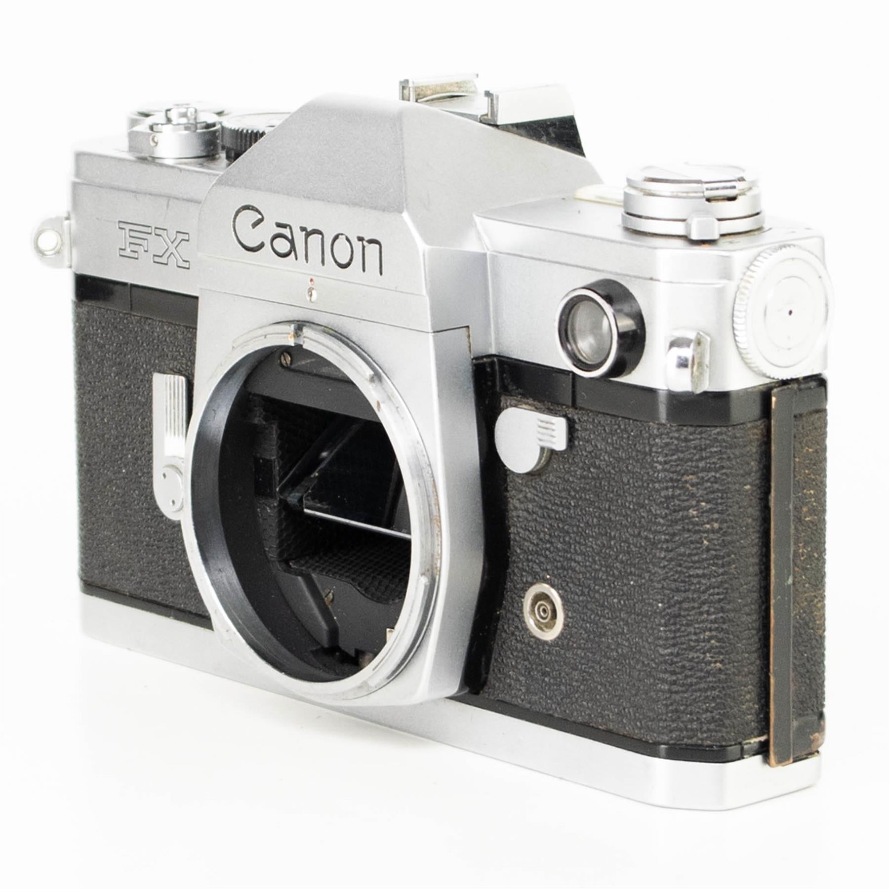 Canon FX Camera | Canon FL 50mm f1.8 lens | White | Japan | FD mount |