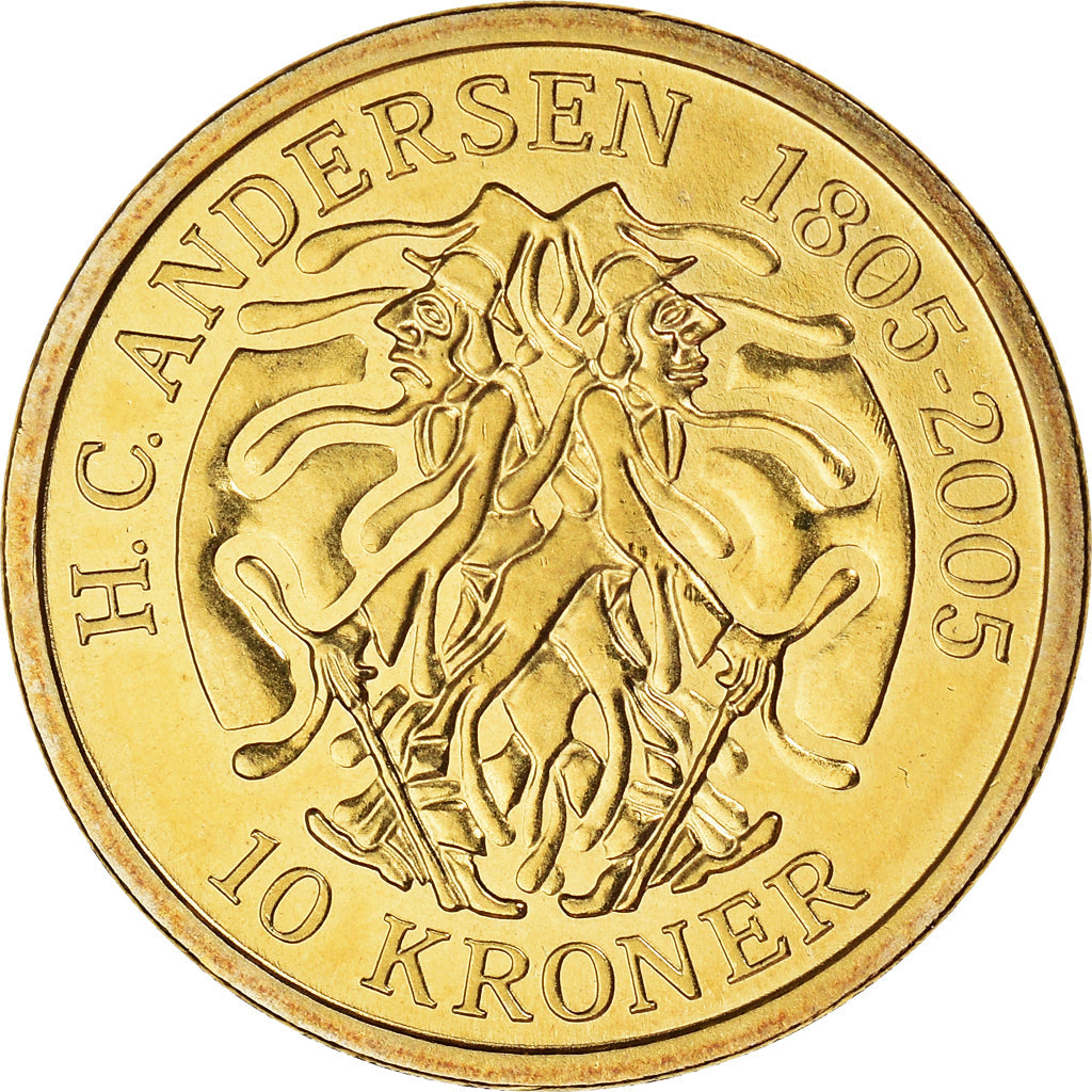 Denmark | 10 Kroner Coin | the Shadow | KM:903 | 2006