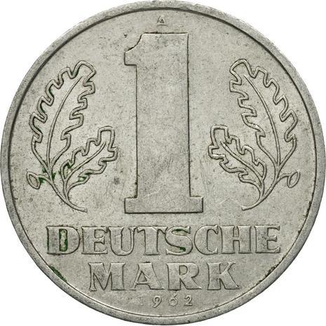 East German 1 Deutsche Mark Coin | | Deutsche Demokratische Republik | KM13 1956 - 1963