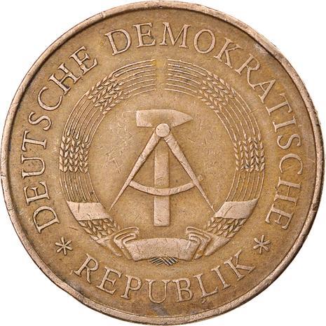East German 5 Mark Coin | 20 Years of GDR | Deutsche Demokratische Republik | KM22 | 1969