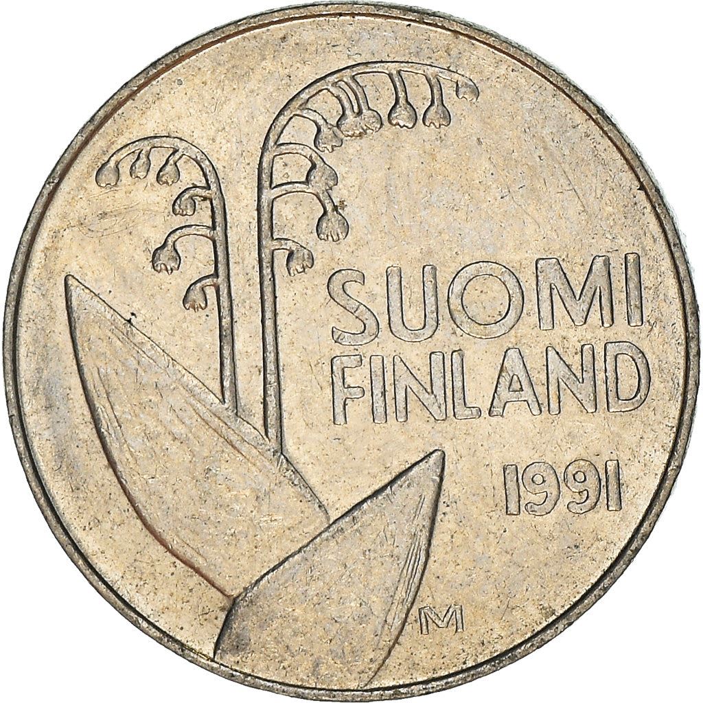 フィンランド硬貨 フィンランド10ペニア | スズラン | ハニカム | KM65