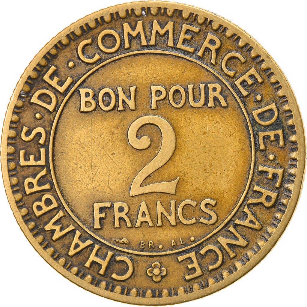 フランス 2フラン硬貨 | 商工会議所 | KM877 | フランス | 1920 - 1927