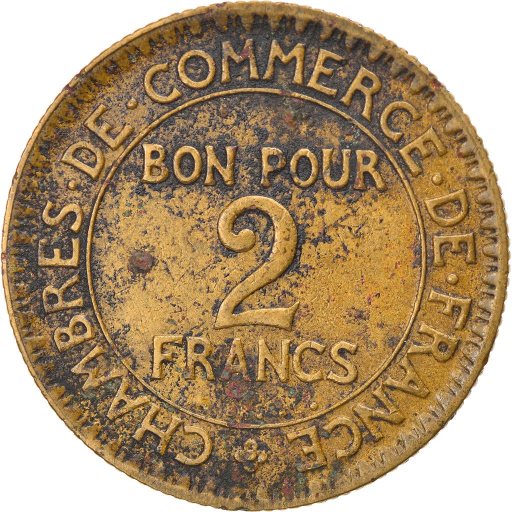 フランス 2フラン硬貨 | 商工会議所 | KM877 | フランス | 1920 - 1927