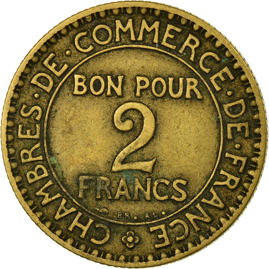 フランス 2フラン硬貨 | 商工会議所 | KM877 | フランス | 1920 - 1927
