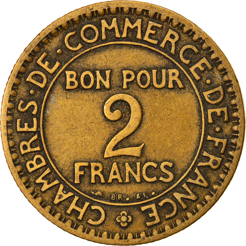 フランス 2フラン硬貨 | 商工会議所 | KM877 | フランス | 1920 - 1927