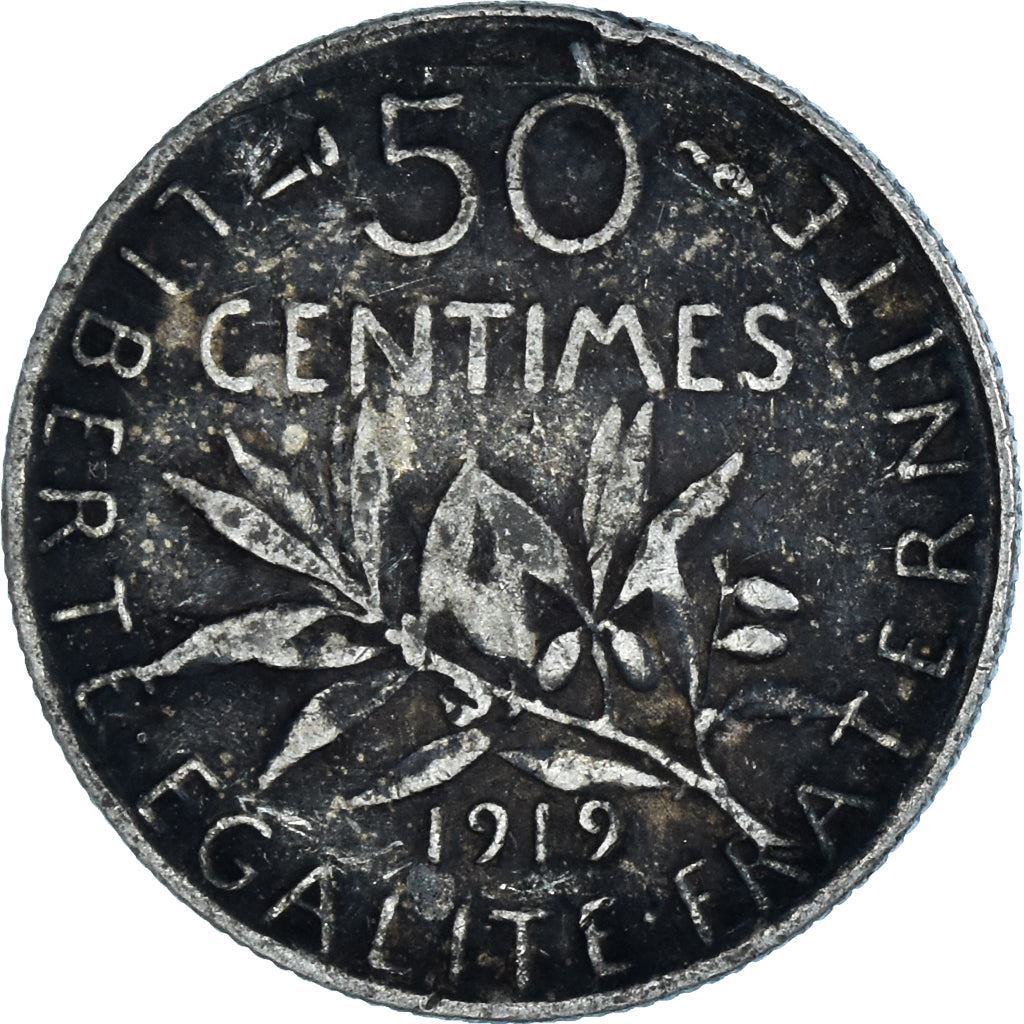 フランス 50サンチーム硬貨 | 銀製 | KM854 | フランス | 1897 - 1920