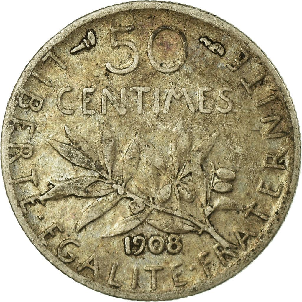 フランス 50サンチーム硬貨 | 銀製 | KM854 | フランス | 1897 - 1920