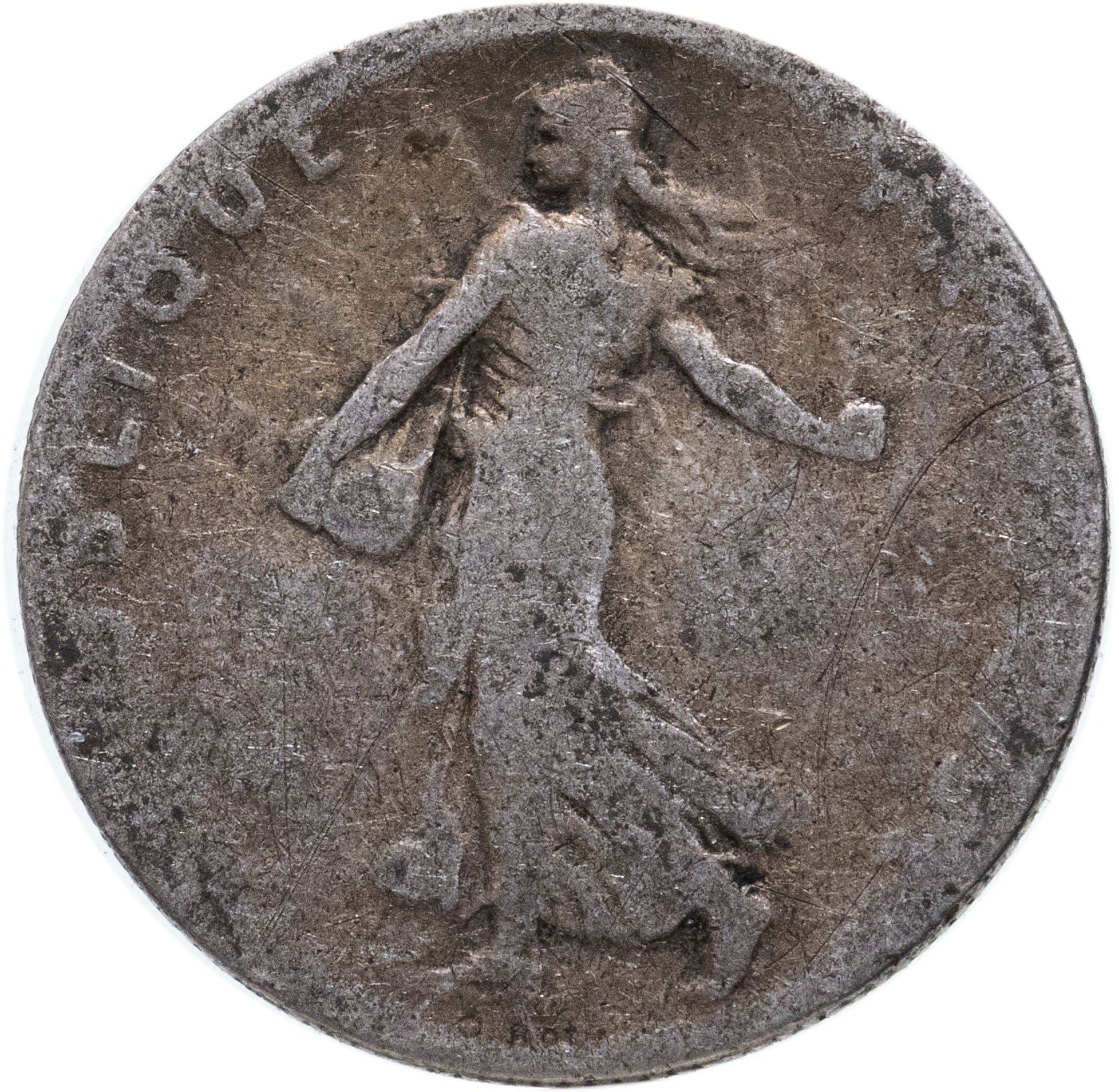 フランス 50サンチーム硬貨 | 銀製 | KM854 | フランス | 1897 - 1920
