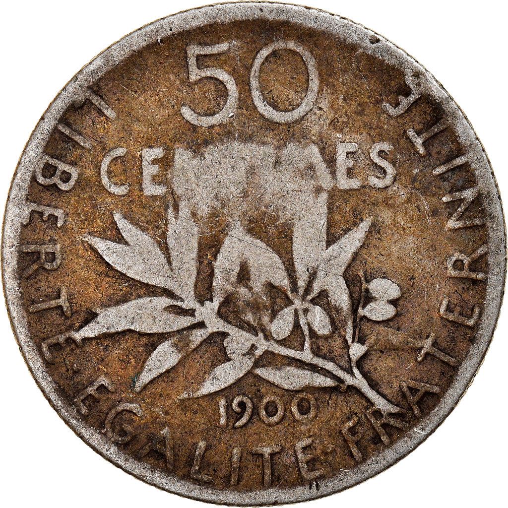 フランス 50サンチーム硬貨 | 銀製 | KM854 | フランス | 1897 - 1920