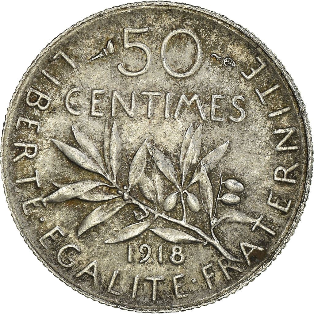 フランス 50サンチーム硬貨 | 銀製 | KM854 | フランス | 1897 - 1920