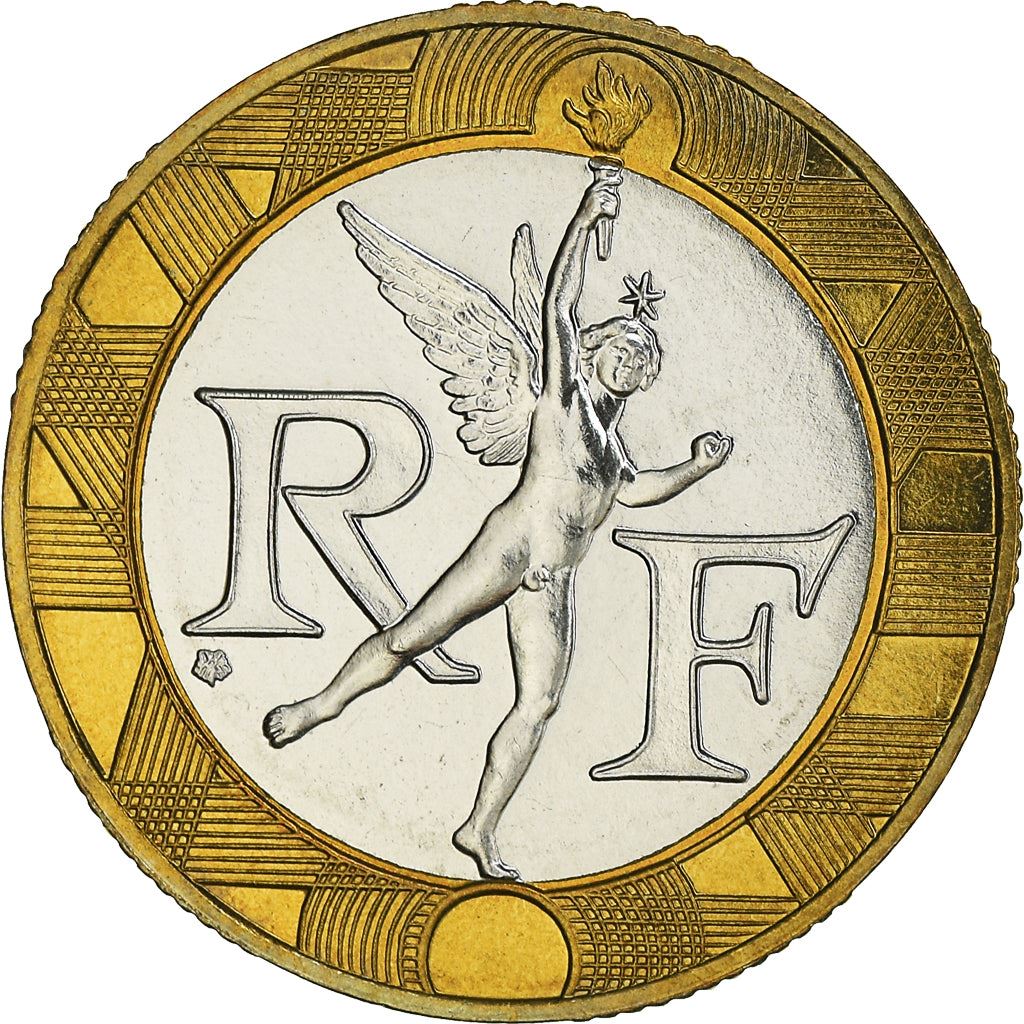 French Coin 10 Francs | Génie de la Liberté | KM964.1 | France | 1988 - 2001