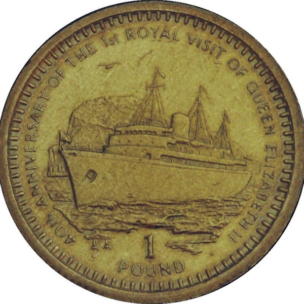 GIBRALTAR ELIZABETH2世1クラウン硬貨 GIBRALTAR ELIZABETH2世1クラウン硬貨 1 Crown - Elizabeth II