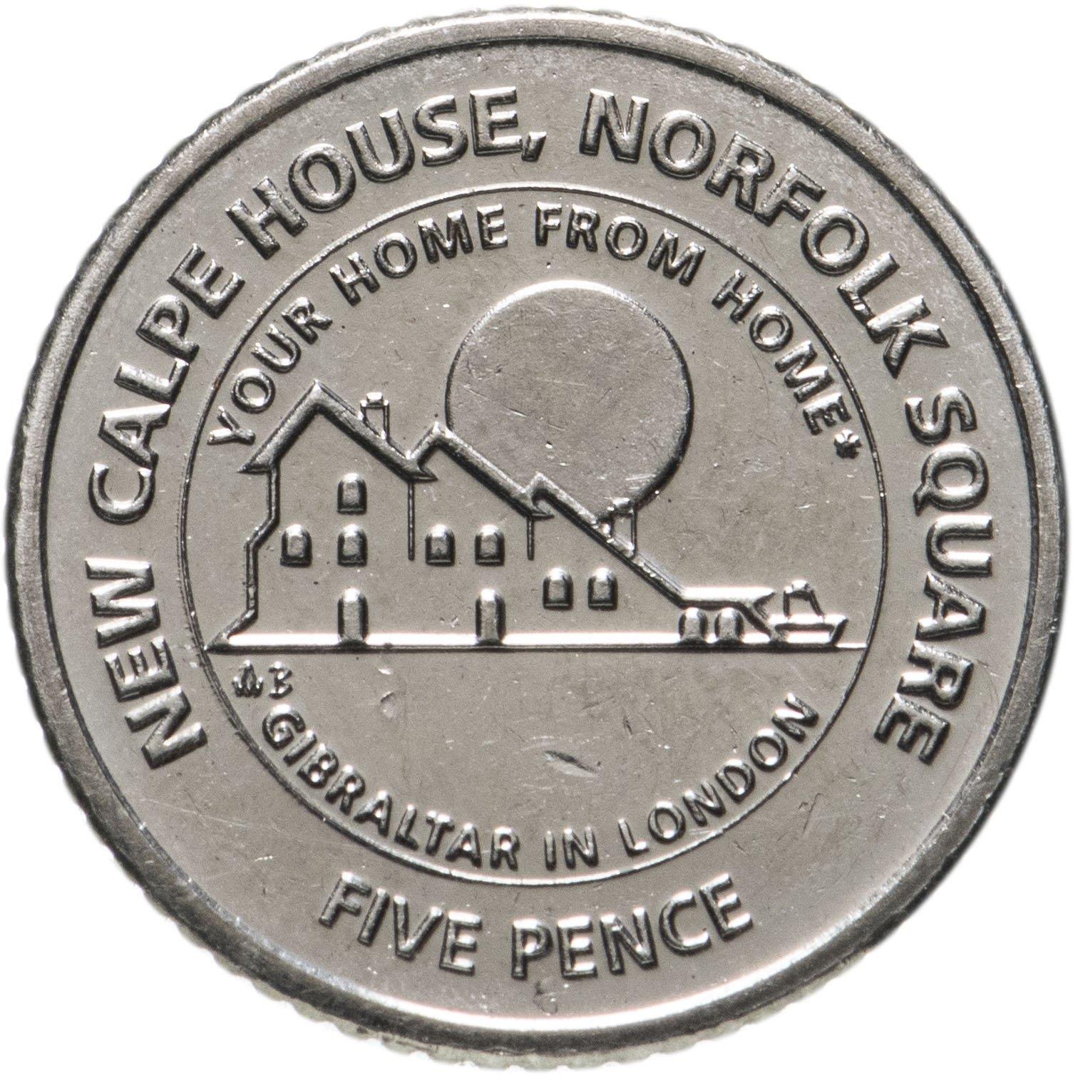 Gibraltar 5 pence | 2018 | New Calpe House