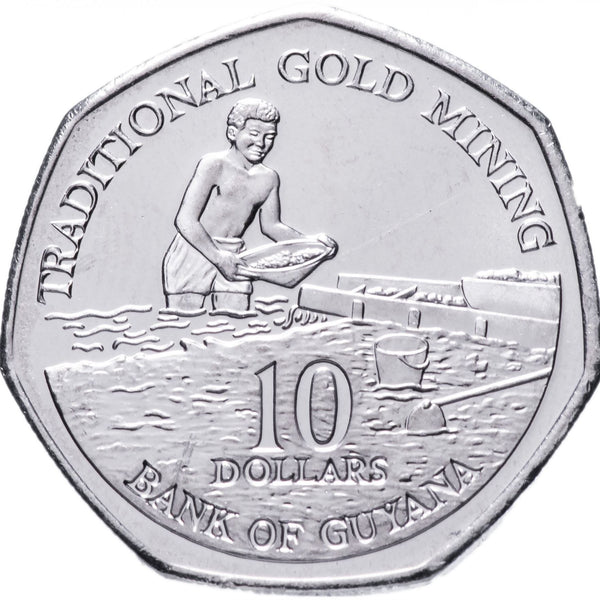 コレクション Guyana 10dollar silver commemorativecoin Guyana-10-Dollars-Coin-Gold-