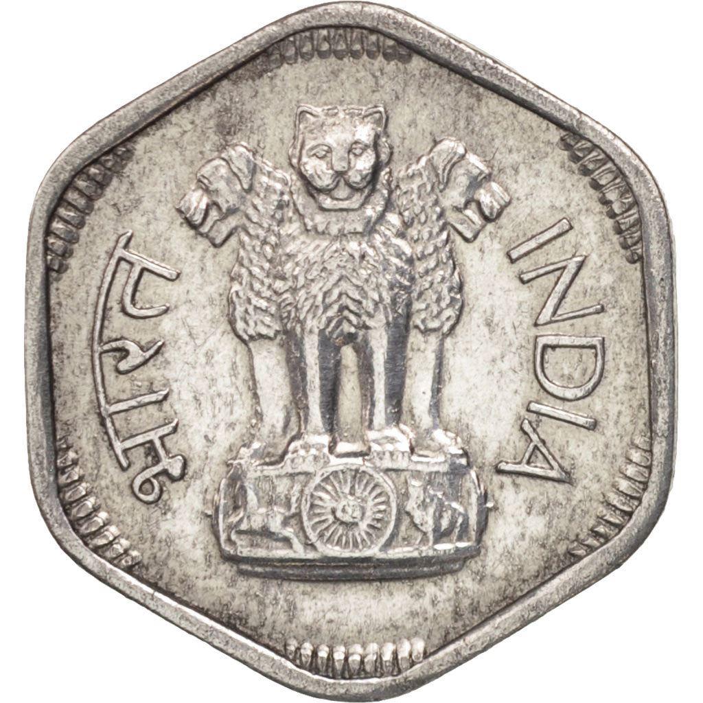 India | 3 Paise Coin | Ashoka Lion | Km:14.1 | 1964 - 1967