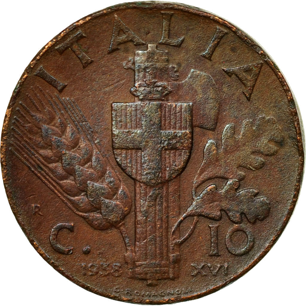 イタリア コイン 10 チェンテジミ - ヴィットリオ・エマヌエーレ