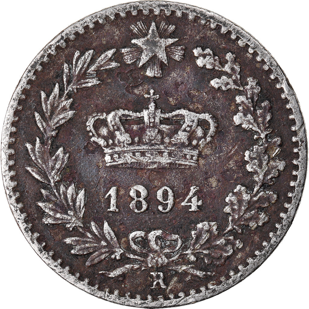 Italy Coin 20 Centesimi - Umberto I | Star of Italy | Oak Branch | KM2