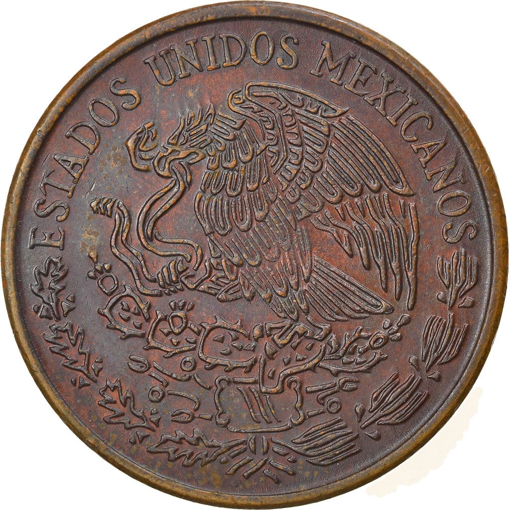 Mexico 20 Centavos | Liberty cap | Pyramid | Teotihuacán Coin | KM440 | 1955 - 1971
