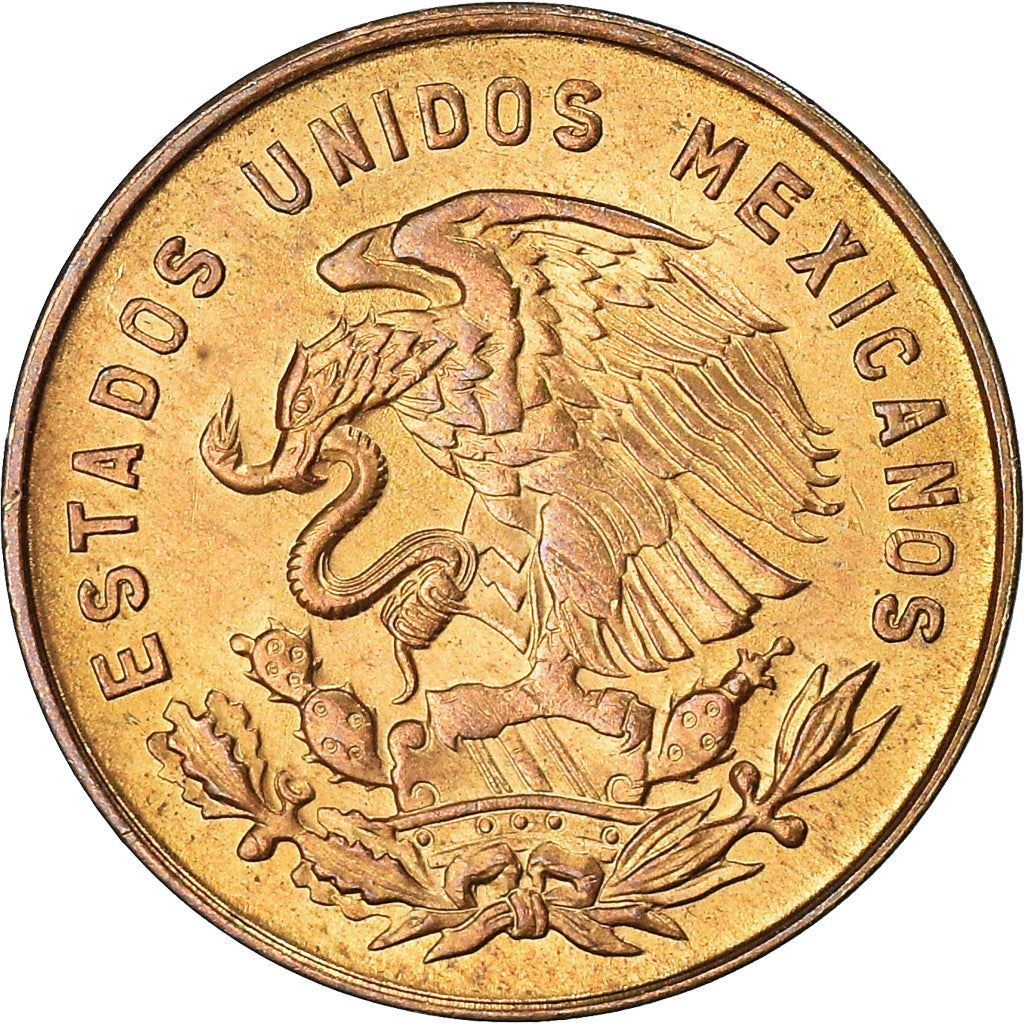 Mexico 5 Centavos | Josefa Ortiz de Domínguez | Eagle | Snake Coin | KM426 | 1954 - 1969