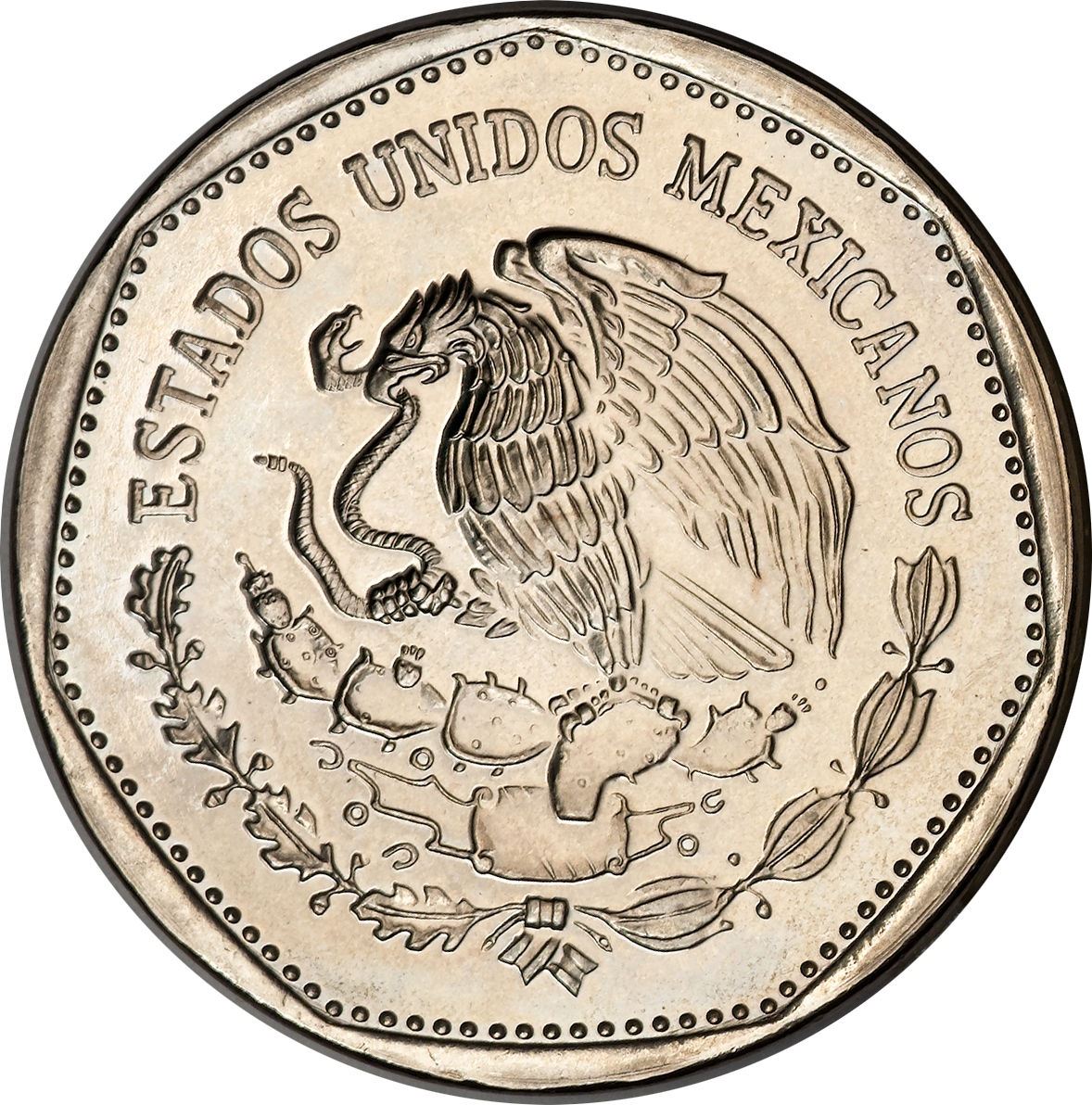 南ベトナムドン10 Dong 1985 P93s 標本 未流通 グレード 64 Mexico 5 Pesos | feathered serpent god Quetzalcoatl Coin | KM485 | 198