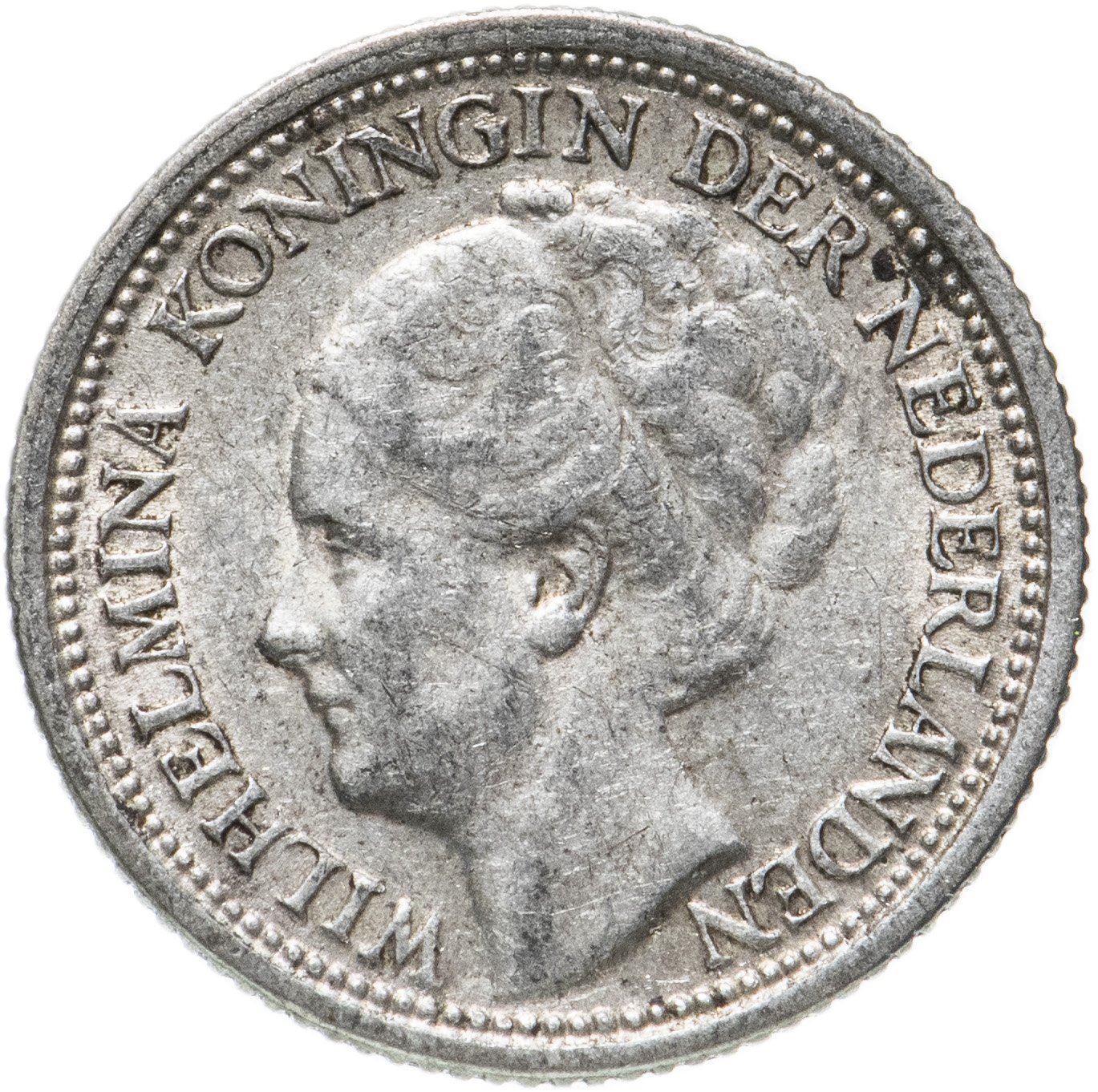 オランダ コイン 10セント | クイーン ウィルヘルミナ | KM163 | 1926