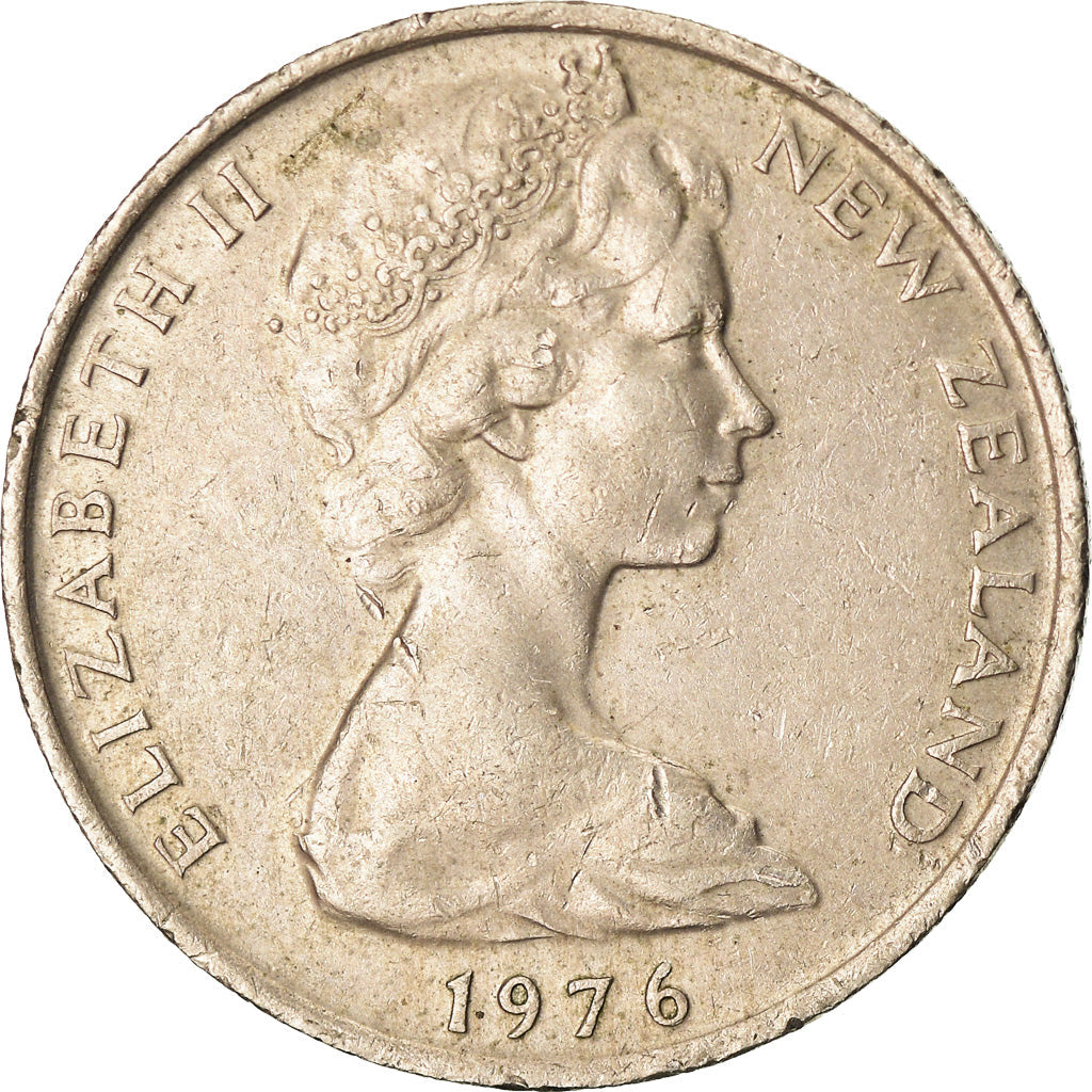 ニュージーランド 10セント硬貨 | エリザベス2世女王 | マオリ