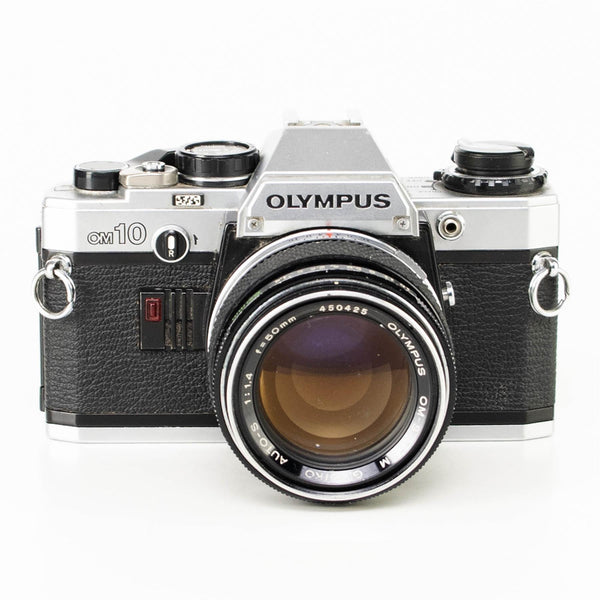 Olympus OM10 Camera | Zuiko auto-s 50mm f1.4 Lens | White | Japan | 19