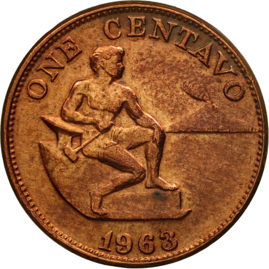 Sentabo Filippinene 1 Centavo Mynt | KM186 | 1958 - 1963