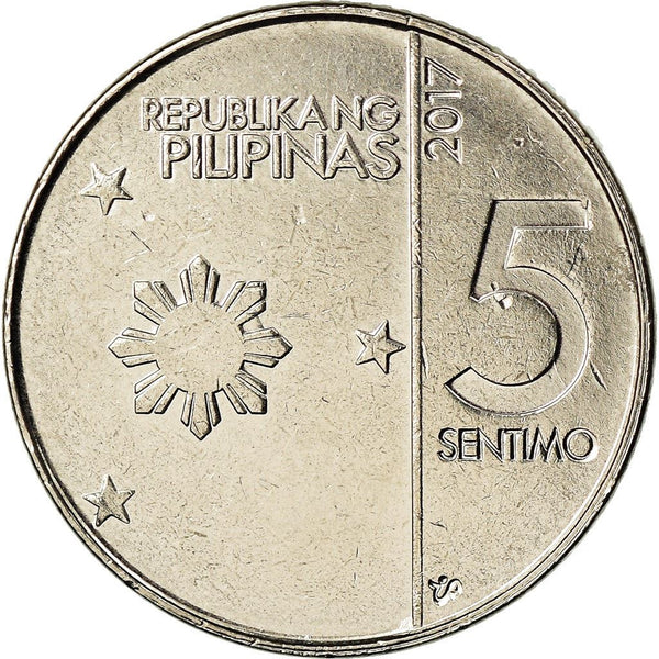 Philippines-5-Sentimo-Coin-New Philippines-5-Sentimo-Coin-New
