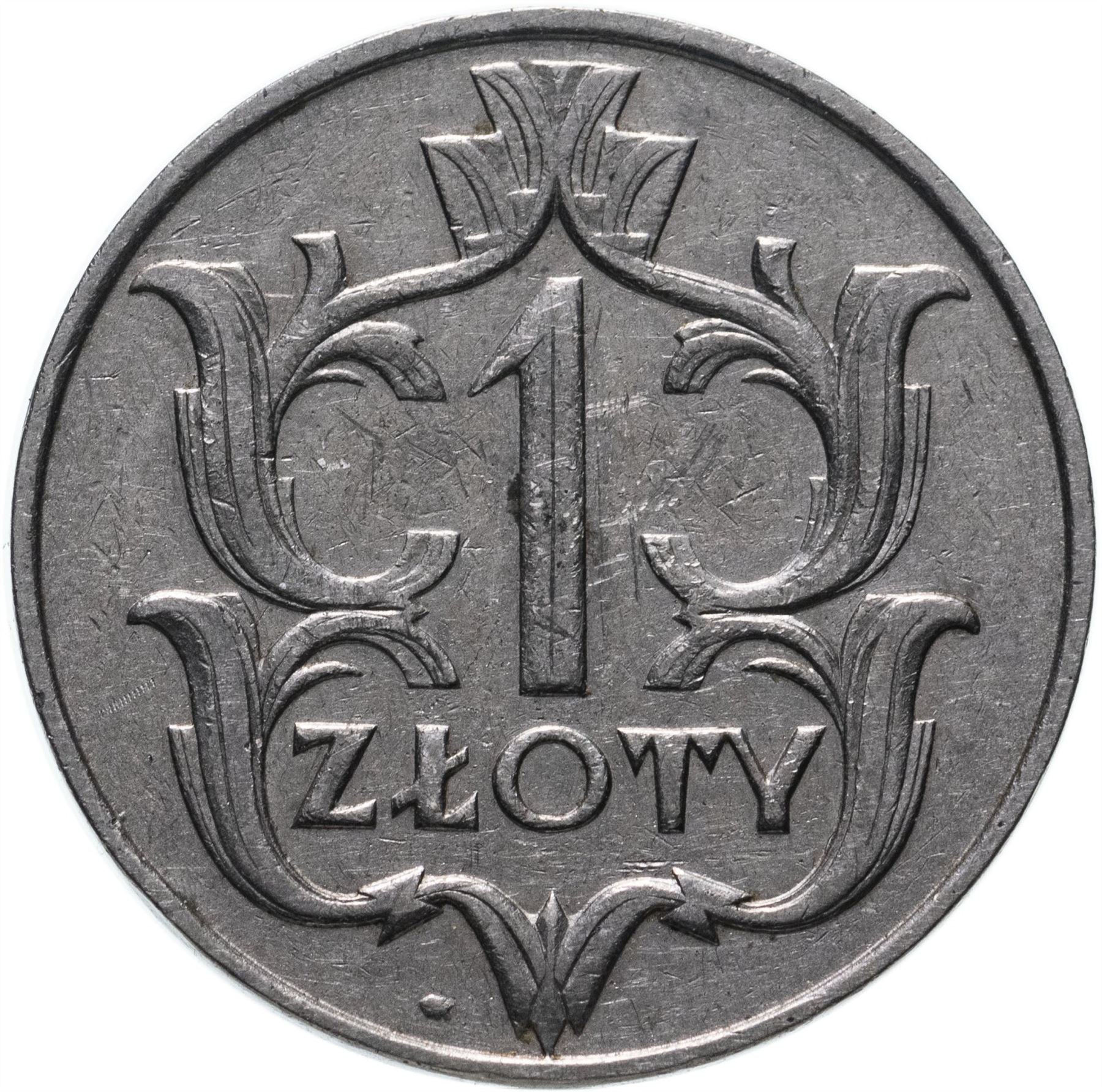 Poland | 1 Złoty Coin | Eagle | KM14 | 1929