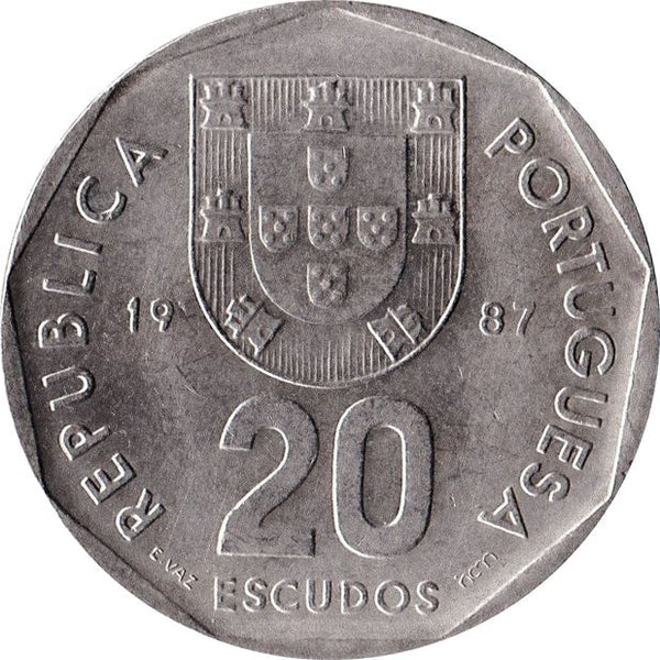 ポルトガルコイン ポルトガル語 20エスクード | 航海用コンパス
