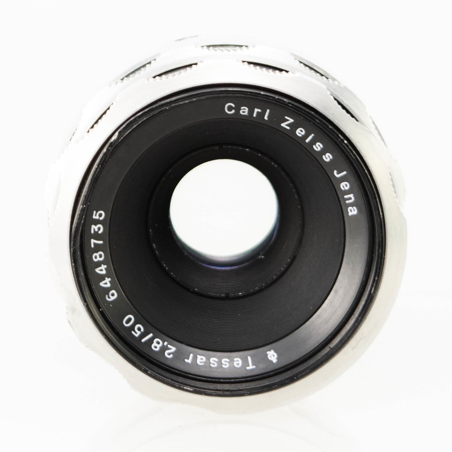 Praktica IV B Camera | Tessar 50mm f2.8 lens | M42 | White | G.D.R | 1