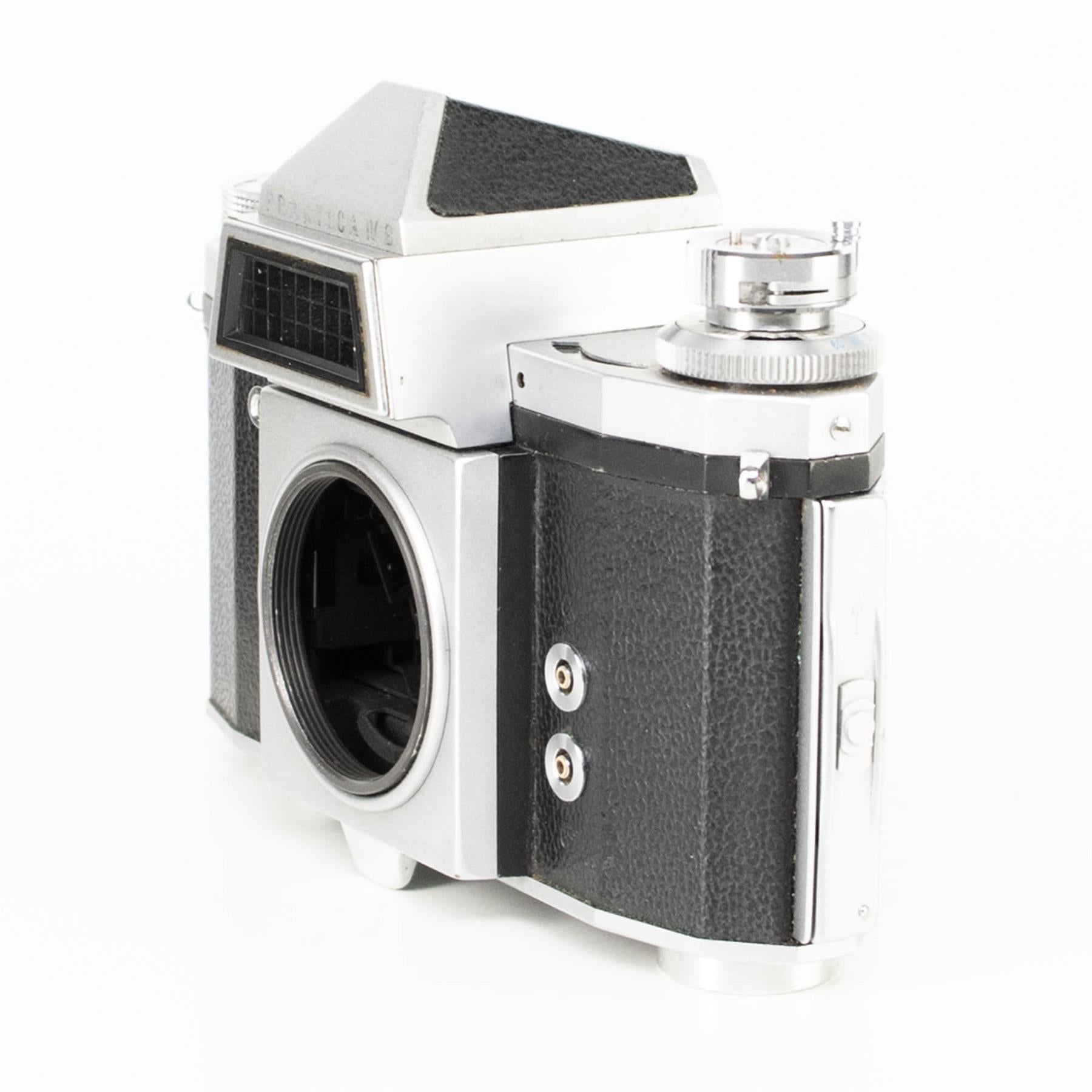 Praktica IV B Camera | Tessar 50mm f2.8 lens | M42 | White | G.D.R | 1