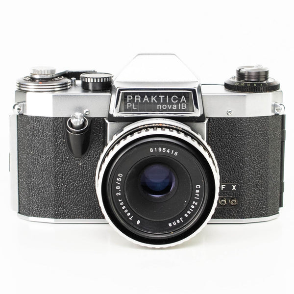 フィルムカメラ PRAKTICA PL NOVA1/ CARL ZEISS TESSAR 50 Praktica PL nova 1B Camera | 50mm f2.8 lens | M42 | White