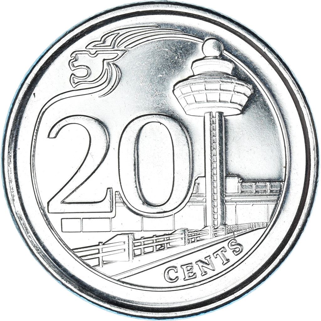 Singapore | 20 Cents Coin | KM347 | 2013 - 2019 Nickel plated steel
