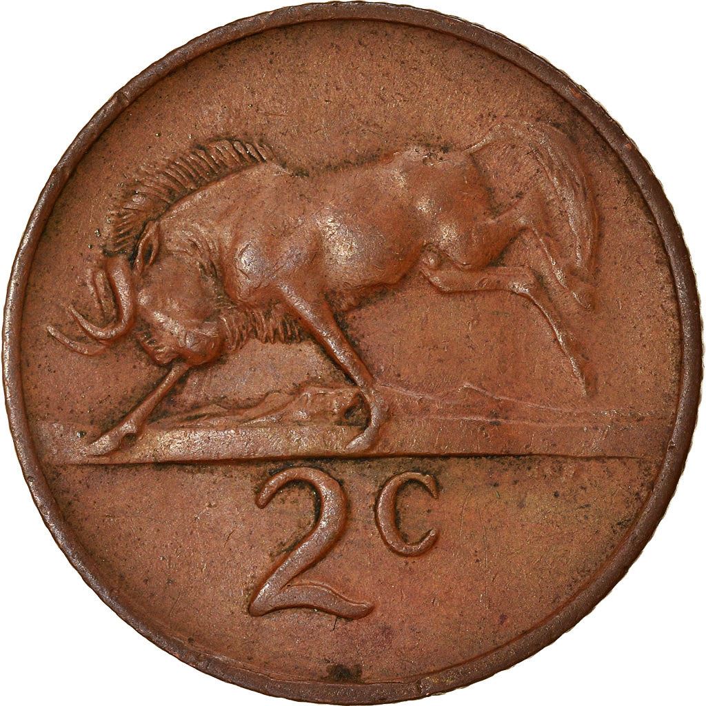 South Africa 2 Cents SOUTH AFRICA - SUID AFRIKA Coin KM83 1970 - 1990