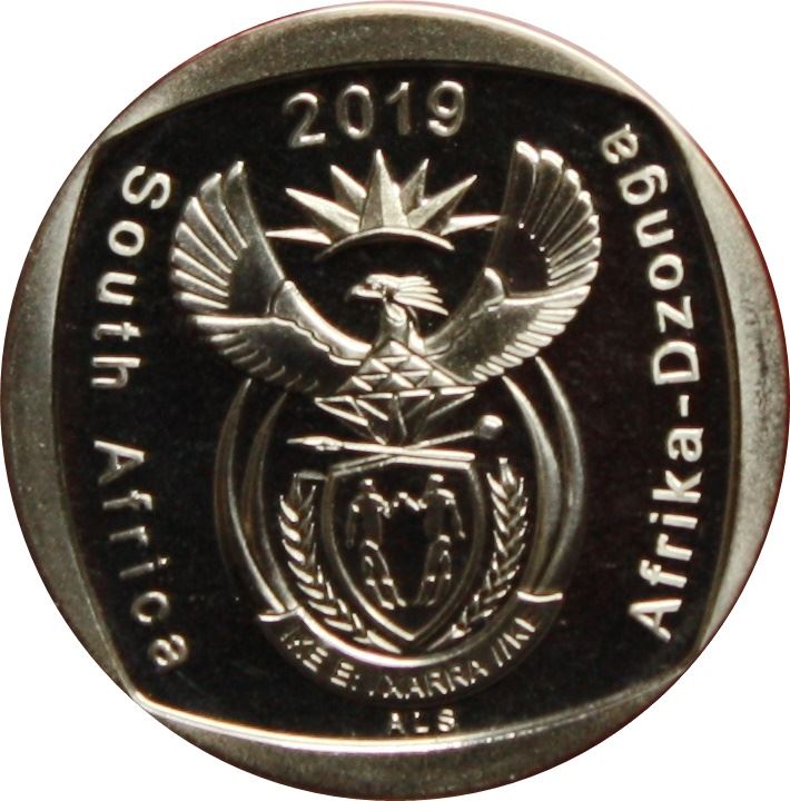 Afrep 2m Coin South Africa 2 Rand Coin | Freedom of Movement and Residence |2019